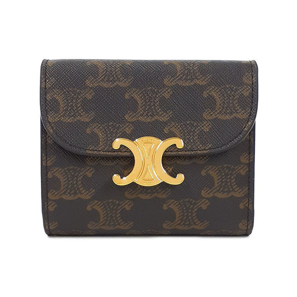 Celine Tri Wallet Flap Triomphe - Picture 1 of 5
